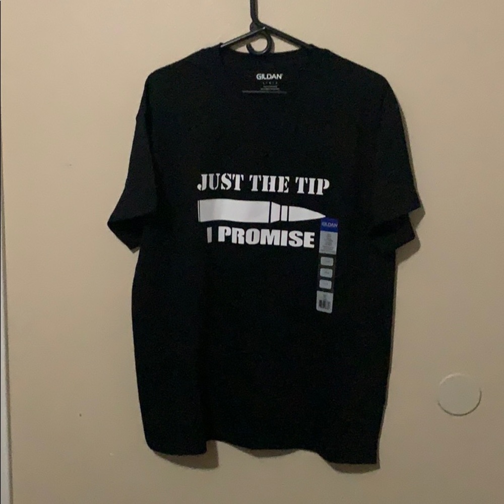 Large black shirt
